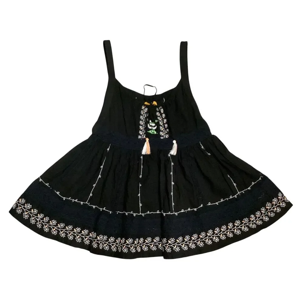 Free People embroidered babydoll